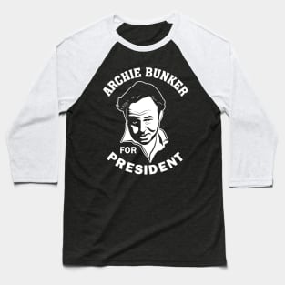 Archie for President Baseball T-Shirt